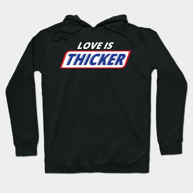 'Love Is Thicker' Awesome Family Love Gift Hoodie by ourwackyhome